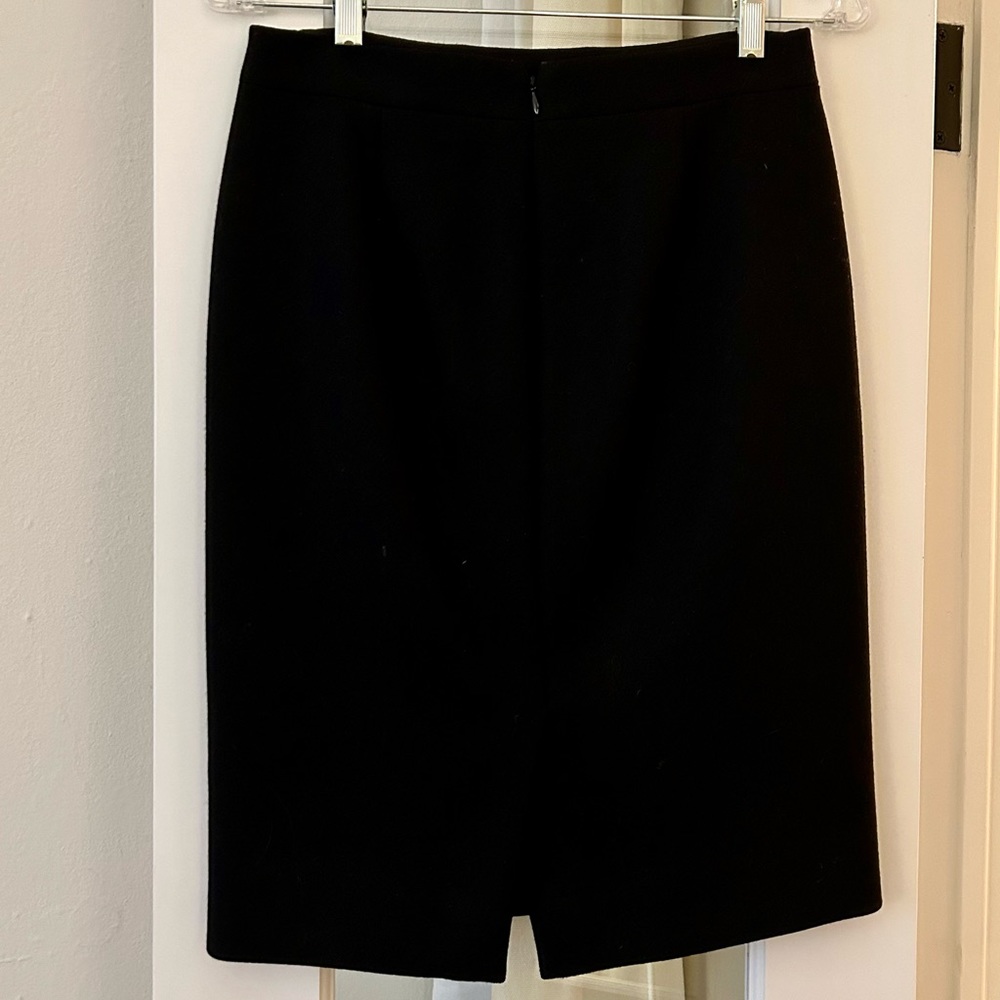 JCrew No. 2 Wool Pencil Skirt in black size 0. - Picture 5 of 7
